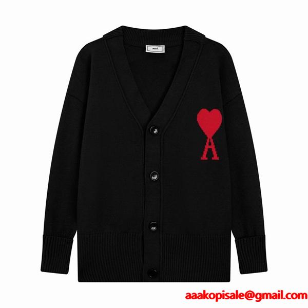 AMI PARIS アミ パリス コピー 秋冬 ふんわり 洗練 大人见え トレンド ニット