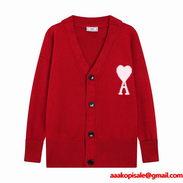 AMI PARIS アミ パリス コピー 秋冬 ふんわり 洗練 大人见え トレンド ニット