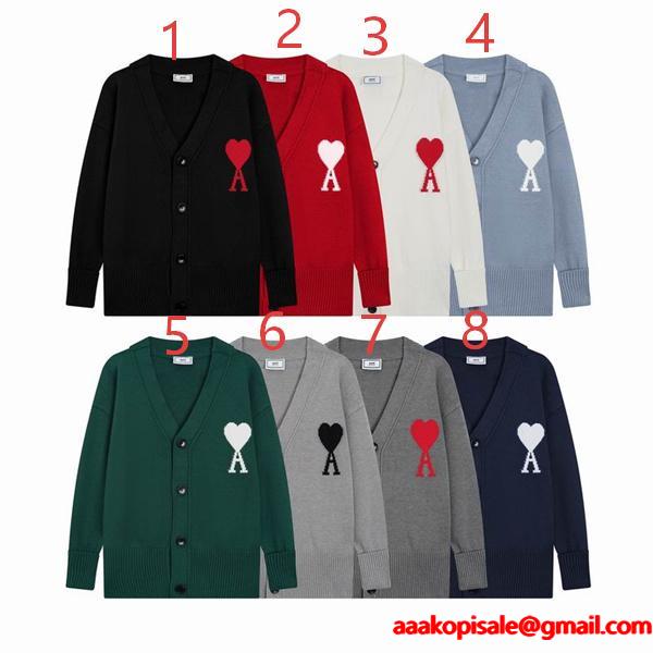 AMI PARIS アミ パリス コピー 秋冬 ふんわり 洗練 大人见え トレンド ニット