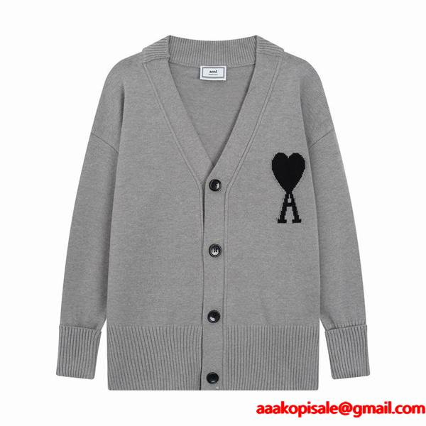 AMI PARIS アミ パリス コピー 秋冬 ふんわり 洗練 大人见え トレンド ニット