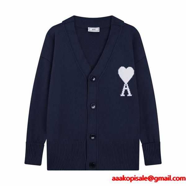 AMI PARIS アミ パリス コピー 秋冬 ふんわり 洗練 大人见え トレンド ニット