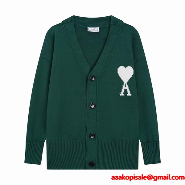 AMI PARIS アミ パリス コピー 秋冬 ふんわり 洗練 大人见え トレンド ニット