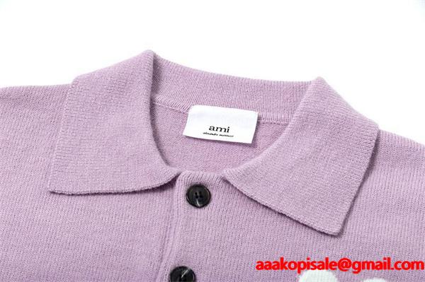 AMI PARIS アミ パリス コピー 2025秋冬 なめらか 優しい 今っぽい抜け感 洗練  ニット