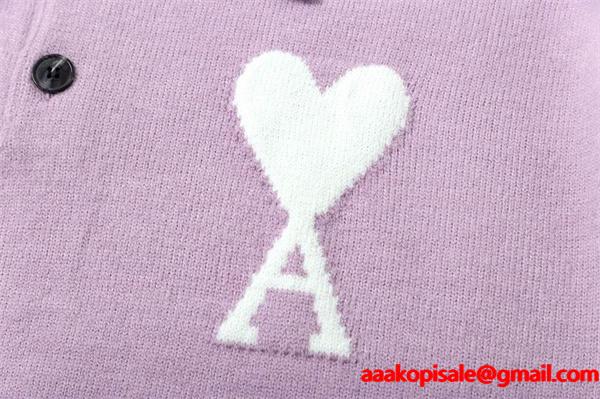 AMI PARIS アミ パリス コピー 2025秋冬 なめらか 優しい 今っぽい抜け感 洗練  ニット