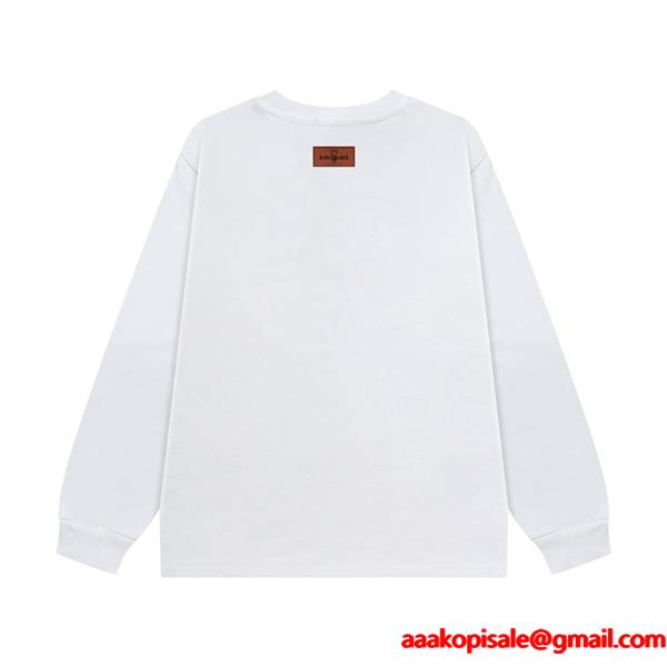 AMI PARIS アミ パリス コピー ブラック クラシカルロゴ 洗練ムード 人気 トレーナー