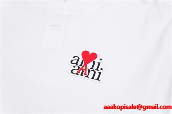 秋冬 しっかり 洗練 着回し重視 定番 AMI PARIS アミ パリス コピー スウェット