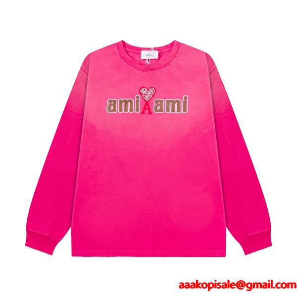 秋冬  存在感アップ ストリート 定番 AMI PARIS アミ パリス コピー スウェット