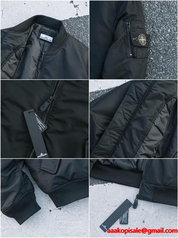 グレー 無骨デザイン ストリート映え 定番 人気 STONE ISLAND ストーンアイランド コピー ブルゾン