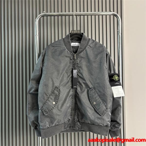 秋冬 中綿入り マットカラー ヴィンテージ STONE ISLAND ストーンアイランド コピー ジャケット