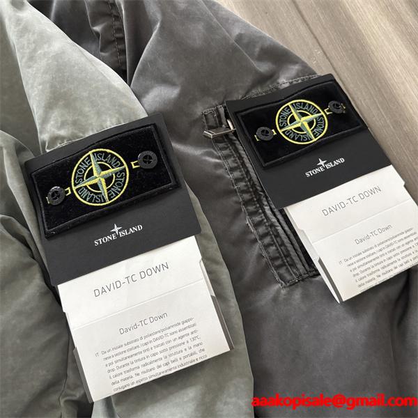 秋冬 中綿入り マットカラー ヴィンテージ STONE ISLAND ストーンアイランド コピー ジャケット