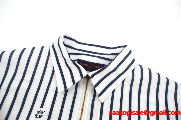 ♥ルイ ヴィトンシャツコピー LV Crown Stripes 優しいおしゃれコーディネート2026人気上品☆☆