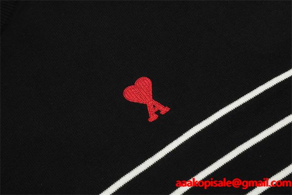 2025秋冬 フレンチ カジュアル セーター ユニセックス AMI PARIS アミ パリス スーパーコピー