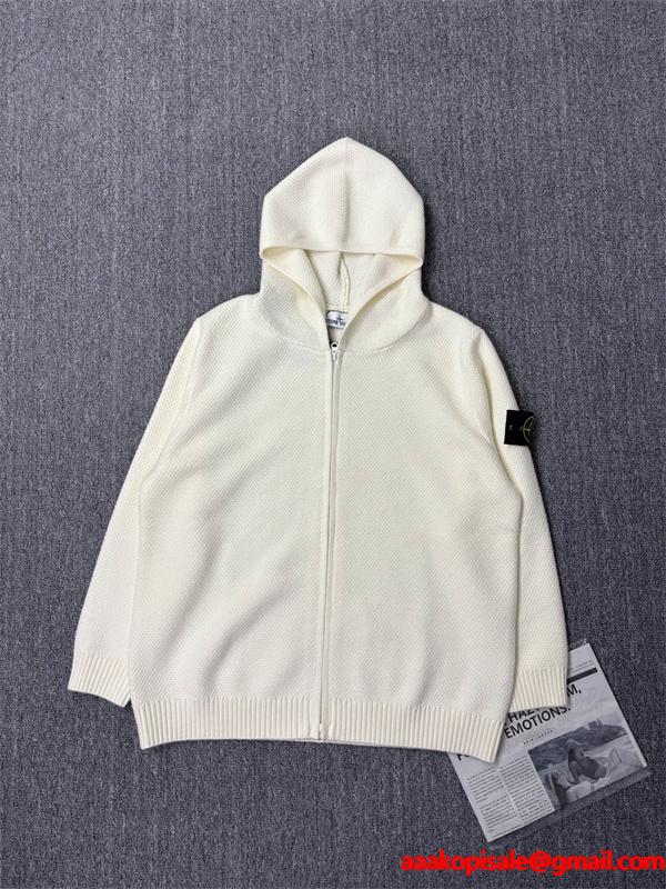 2025秋冬対応 プレミアム品質 上質素材 STONE ISLAND ストーンアイランド 偽物 パーカー 