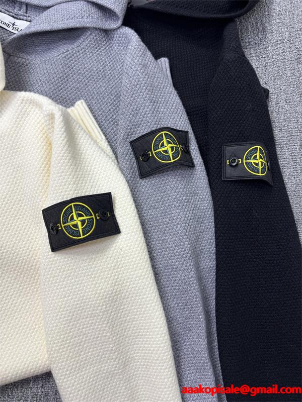 2025秋冬対応 プレミアム品質 上質素材 STONE ISLAND ストーンアイランド 偽物 パーカー 