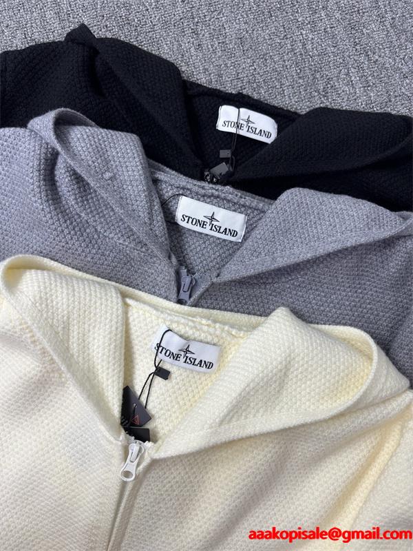 2025秋冬対応 プレミアム品質 上質素材 STONE ISLAND ストーンアイランド 偽物 パーカー 
