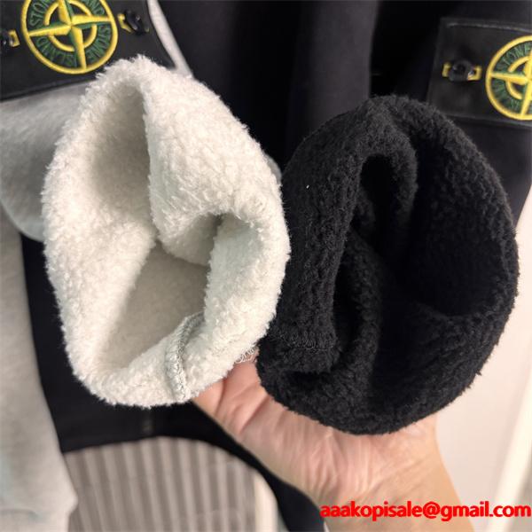  STONE ISLAND ストーンアイランド コピー 秋冬定番 人気爆発 上質コットン ジップアップ パーカー