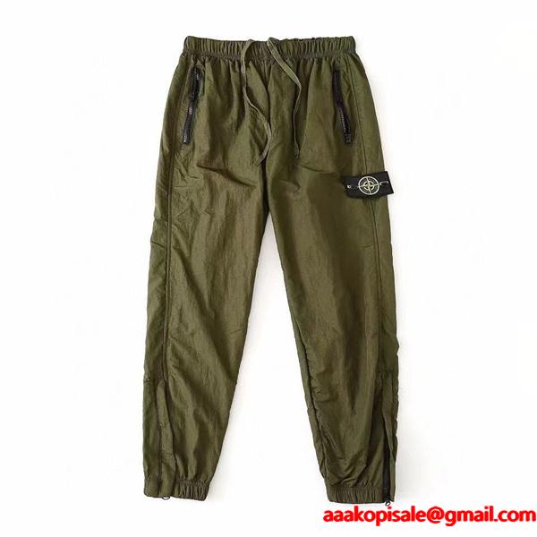 2025秋冬準備 防寒仕様 ナイロン STONE ISLAND ストーンアイランド コピー ジョガーパンツ 