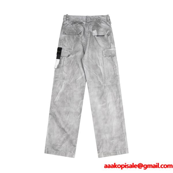 STONE ISLAND ストーンアイランド スーパーコピー 秋冬コーデ 入手困難 上質素材 カーゴパンツ 