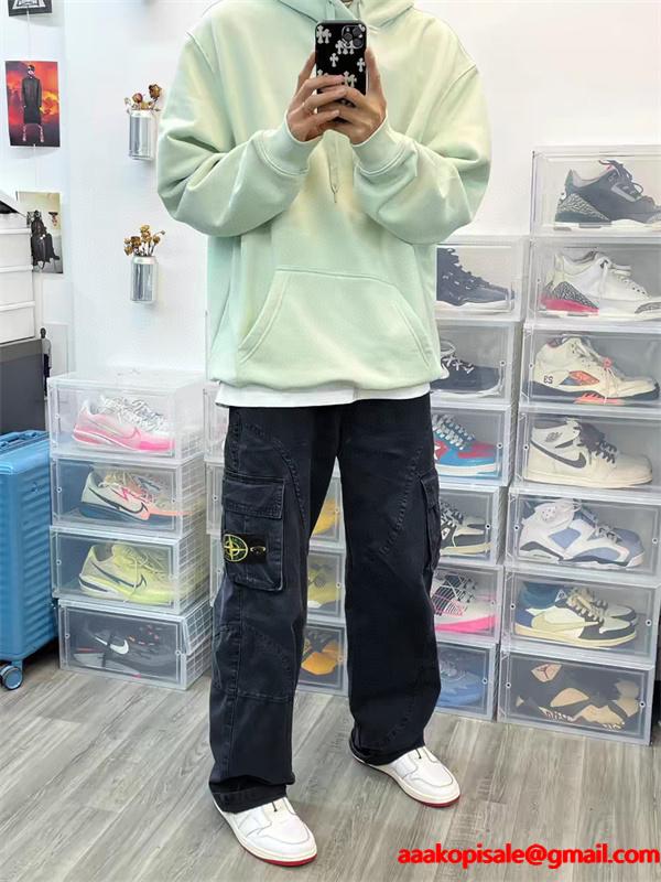 秋冬必須 本格派ストリート カーゴパンツ 上質コットン  STONE ISLAND ストーンアイランド コピー