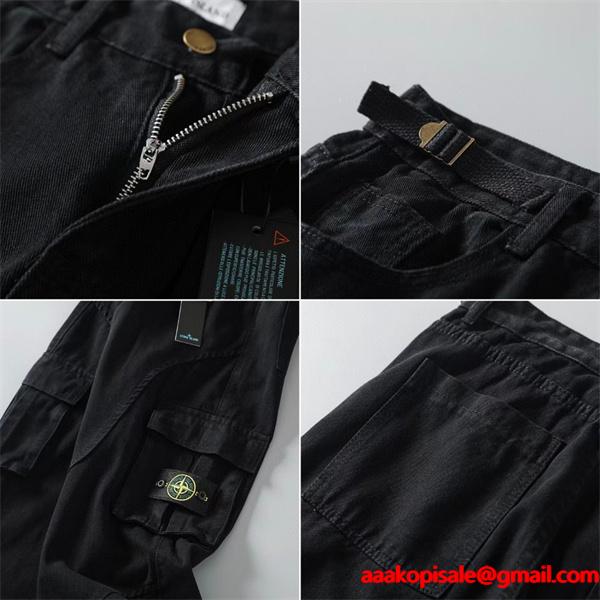秋冬必須 本格派ストリート カーゴパンツ 上質コットン  STONE ISLAND ストーンアイランド コピー