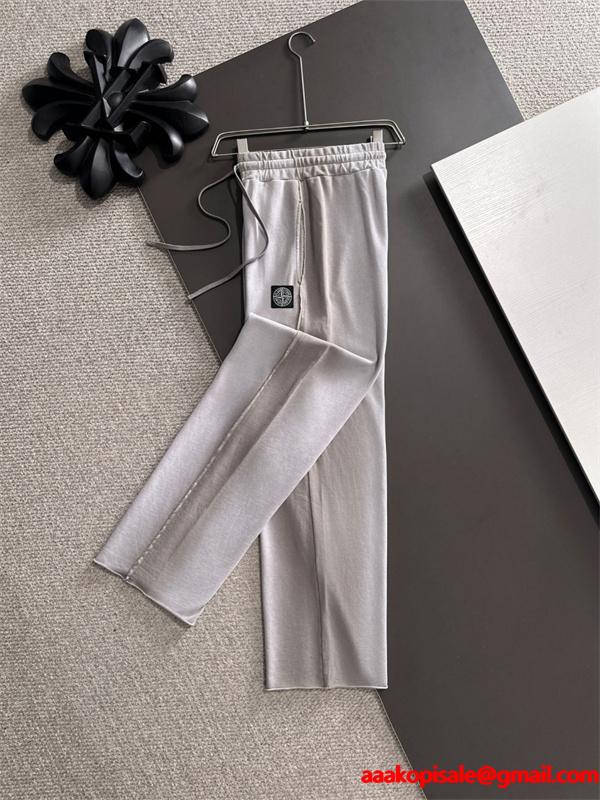 STONE ISLAND ストーンアイランド コピー 2025秋冬 プレミアム 品質 ストレートイージー パンツ 保温性