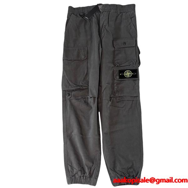 2025秋冬必須 パンツ 上質コットン 防寒仕様 定番4色 STONE ISLAND ストーンアイランド 偽物