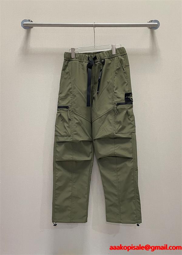 秋冬対応 多機能 STONE ISLAND ストーンアイランド コピー カーゴパンツ 防風・保温効果 トレンド