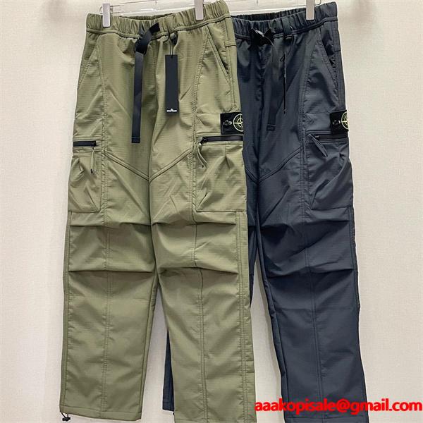 秋冬対応 多機能 STONE ISLAND ストーンアイランド コピー カーゴパンツ 防風・保温効果 トレンド