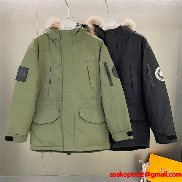 2025秋冬対応 高級感溢れる ダウンコート ファー仕様 THE NORTH FACE ザノースフェイス スーパーコピー
