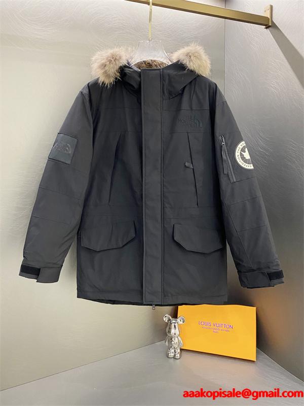 2025秋冬対応 高級感溢れる ダウンコート ファー仕様 THE NORTH FACE ザノースフェイス スーパーコピー