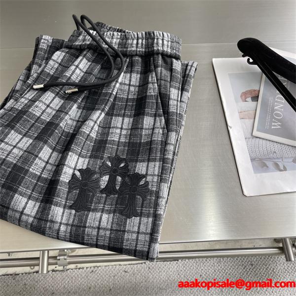 男女OK♥CHROME HEARTS クロムハーツパンツコピー 2026人気ランキングおしゃれコーディネート