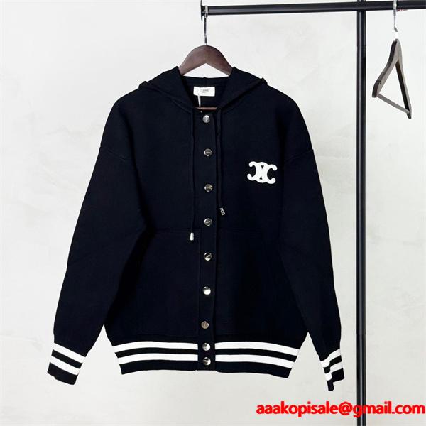 2025秋冬 CELINE ブラック トレンド 定番 プレミアム セリーヌ コピー