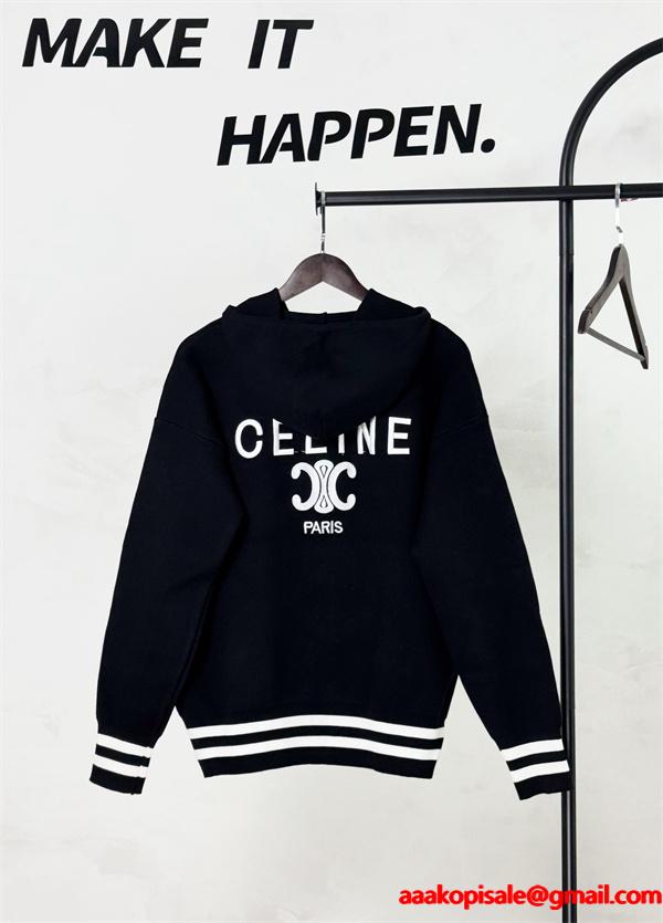 2025秋冬 CELINE ブラック トレンド 定番 プレミアム セリーヌ コピー