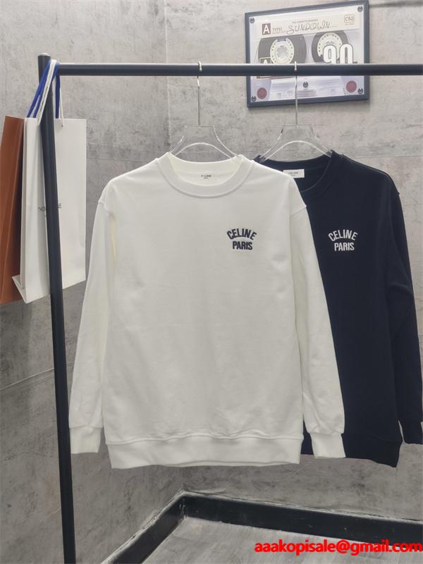 2025秋冬 CELINE PARIS ロゴ クラシック スウェット 洗練デザイン セリーヌ コピー