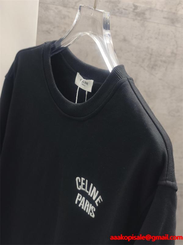 2025秋冬 CELINE PARIS ロゴ クラシック スウェット 洗練デザイン セリーヌ コピー