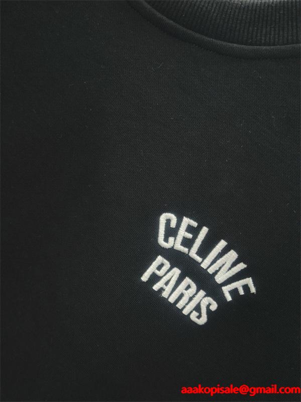 2025秋冬 CELINE PARIS ロゴ クラシック スウェット 洗練デザイン セリーヌ コピー