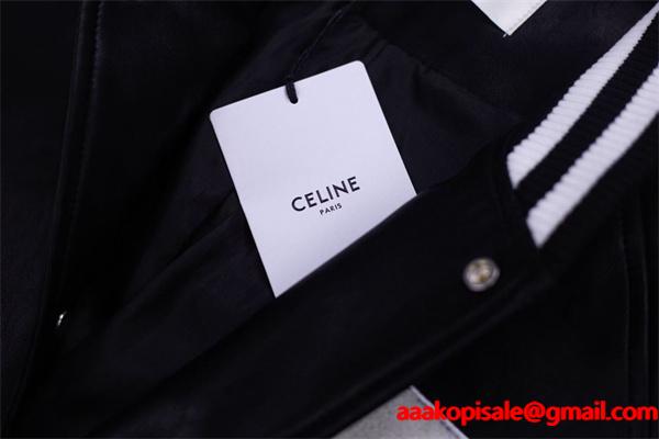 2025秋冬 CELINE ブラック ジャケット トレンド感 洗練 都会的 セリーヌ コピー
