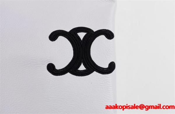 セリーヌ コピー 2025秋冬 CELINE ブラック×ホワイト ジャケット スポーティー 万能 上品