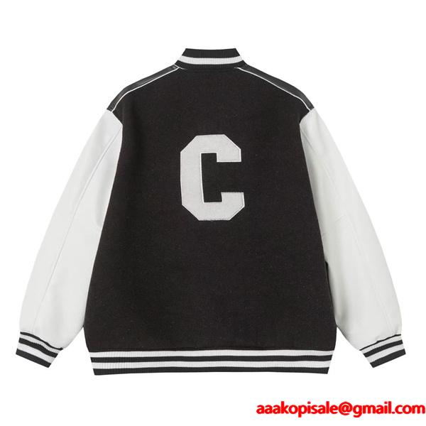 セリーヌ コピー 2025秋冬 CELINE 黒白 ジャケット クラシック 知的 大人向け