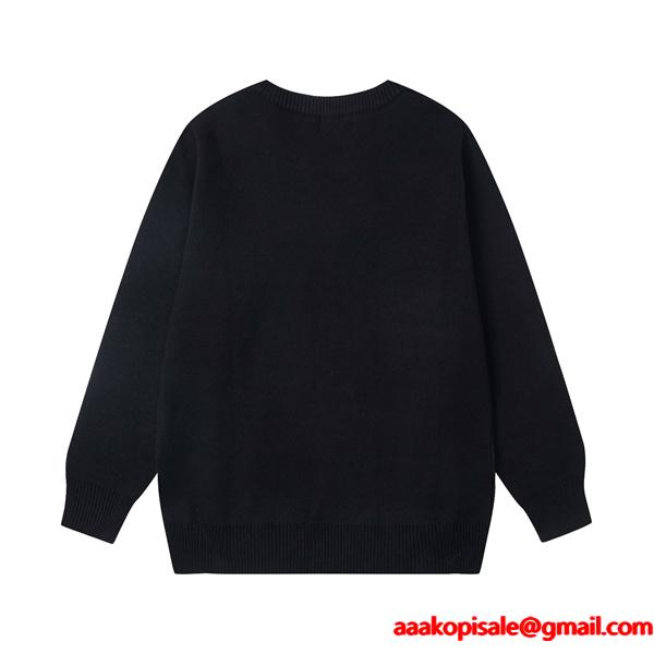 2025秋冬 CELINE セリーヌ コピー ブラック ロゴニット 高級感溢れる 定番人気 