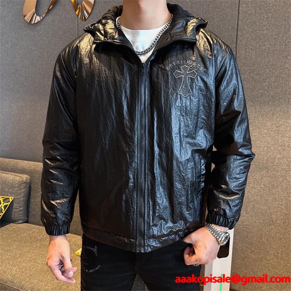 ☆2026最新☆Chrome Heartsクロムハーツジャケットコピー中綿入れ保温性抜群数量限定アイテム