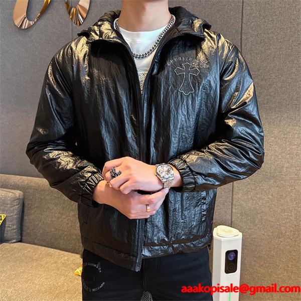 ☆2026最新☆Chrome Heartsクロムハーツジャケットコピー中綿入れ保温性抜群数量限定アイテム