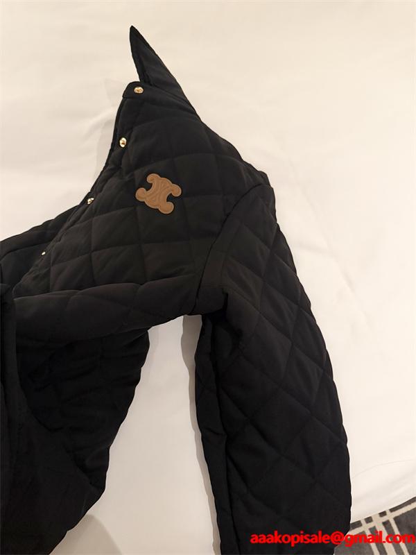 セリーヌ コピー 2026新作 CELINE ホワイト キルティングジャケット 新作 上質 お洒落