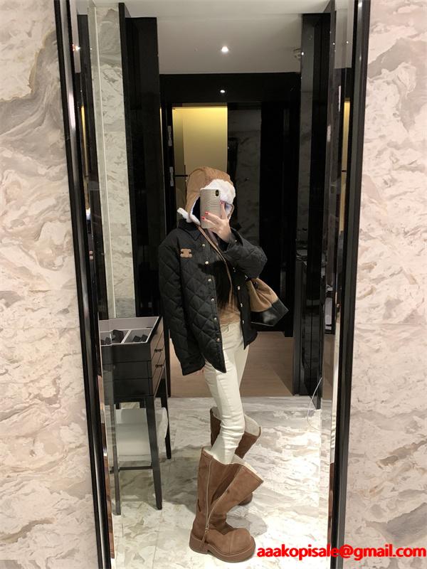 セリーヌ コピー 2026新作 CELINE ホワイト キルティングジャケット 新作 上質 お洒落