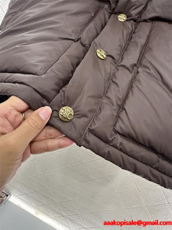 2026新作 CELINE ブラウン セリーヌ コピー ダウンベスト 定番 人気 実用性抜群