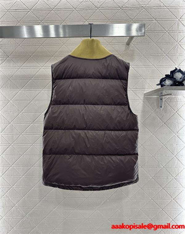 2026新作 CELINE ブラウン セリーヌ コピー ダウンベスト 定番 人気 実用性抜群