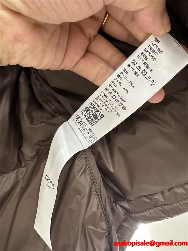 2026新作 CELINE ブラウン セリーヌ コピー ダウンベスト 定番 人気 実用性抜群