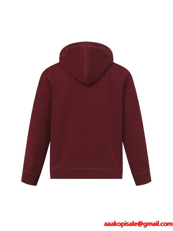 セリーヌ コピー 2026新作 GUCCI ボルドー ジップパーカー 注目 売れ筋 プレミアム