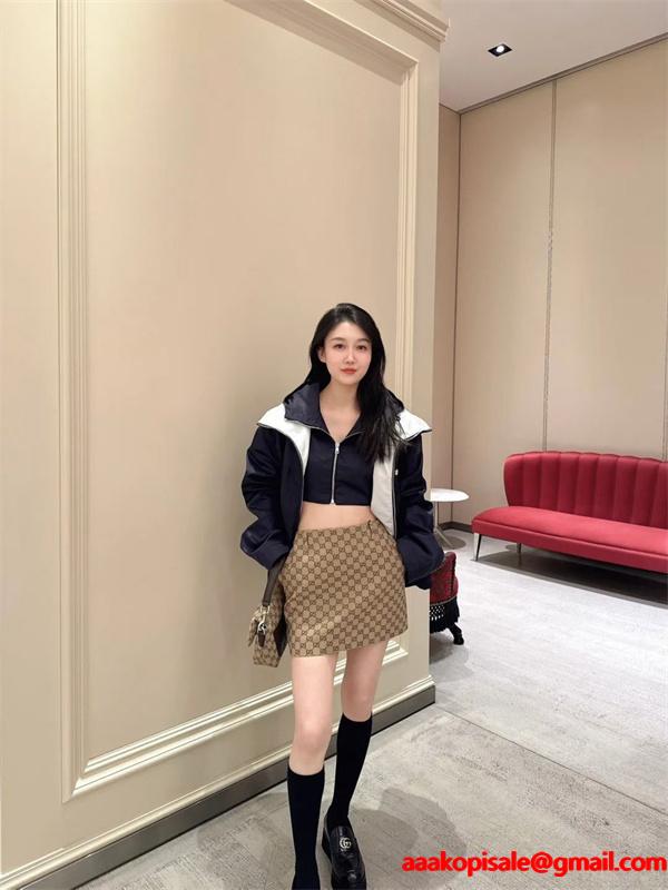 2026新作 GUCCI グッチ コピー ネイビー ジャケット おすすめ 本格派 モード系