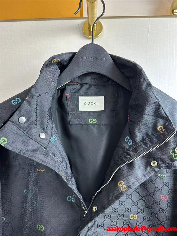 グッチ コピー 2026新作 GUCCI ブラック ジャケット 希少 レア デザイン性抜群